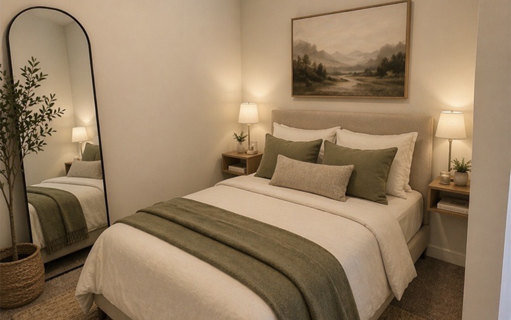 F1 - 1 bedroom floorplan layout with 1 bathroom and 535 square feet (See Inside)