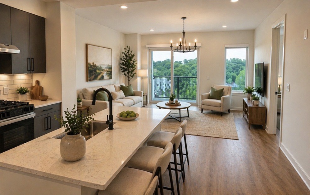 1C (Type A) - 1 bedroom floorplan layout with 1 bathroom and 997 square feet (See Inside)