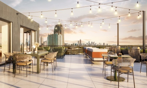 Embellish in alfresco living rooftop terrace